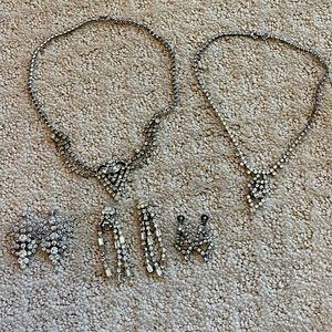 Rhinestone jewelry collection.